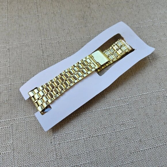 Women Wristwatch Yellow Gold Tone Digital Wrist Watch Multi Functional NEW - Picture 7 of 12